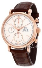 IWC Portofino Sølvfarvet/Læder Ø42 mm IWC Portofino Sølvfarvet/Læder Ø42 mm