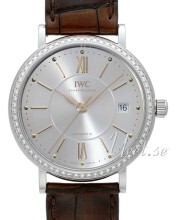 IWC Portofino Sølvfarvet/Læder Ø37 mm IWC Portofino Sølvfarvet/Læder Ø37 mm
