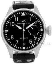 IWC Big Pilots Sort/Læder Ø46 mm IWC Big Pilots Sort/Læder Ø46 mm