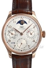IWC Portuguese Sølvfarvet/Læder Ø44.2 mm IWC Portuguese Sølvfarvet/Læder Ø44.2 mm