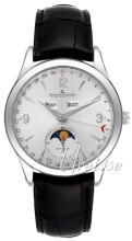 Jaeger LeCoultre Master Calendar Stainless Steel Sølvfarvet/Læde Jaeger LeCoultre Master Calendar Stainless Steel Sølvfarvet/Læde
