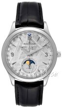 Jaeger LeCoultre Master Calendar Stainless Steel Grå/Læder Ø39 m Jaeger LeCoultre Master Calendar Stainless Steel Grå/Læder Ø39 m