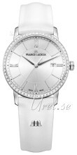 Maurice Lacroix Eliros Date Ladies Sølvfarvet/Læder Ø30 mm Maurice Lacroix Eliros Date Ladies Sølvfarvet/Læder Ø30 mm
