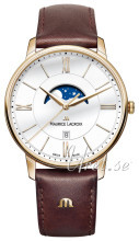 Maurice Lacroix Eliros Moonphase Hvid/Læder Ø40 mm Maurice Lacroix Eliros Moonphase Hvid/Læder Ø40 mm