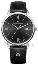 Maurice Lacroix Eliros Date Sort/Læder Ø40 mm Maurice Lacroix Eliros Date Sort/Læder Ø40 mm