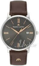 Maurice Lacroix Eliros Date Grå/Læder Ø40 mm Maurice Lacroix Eliros Date Grå/Læder Ø40 mm