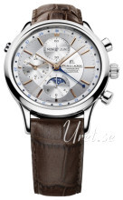 Maurice Lacroix Les Classiques Sølvfarvet/Læder Ø41 mm Maurice Lacroix Les Classiques Sølvfarvet/Læder Ø41 mm