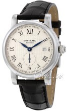 Montblanc Star Sølvfarvet/Læder Ø39 mm Montblanc Star Sølvfarvet/Læder Ø39 mm