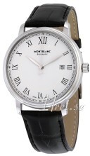 Montblanc Tradition Hvid/Læder Ø40 mm Montblanc Tradition Hvid/Læder Ø40 mm