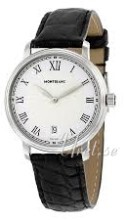 Montblanc Tradition Hvid/Læder Ø36 mm Montblanc Tradition Hvid/Læder Ø36 mm