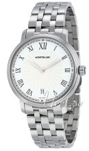 Montblanc Tradition Hvid/Stål Ø36 mm Montblanc Tradition Hvid/Stål Ø36 mm