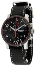 Montblanc Timewalker Sort/Læder Ø43 mm Montblanc Timewalker Sort/Læder Ø43 mm