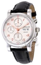 Montblanc Star Sølvfarvet/Læder Ø39 mm Montblanc Star Sølvfarvet/Læder Ø39 mm