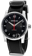 Montblanc Timewalker Sort/Læder Ø42 mm Montblanc Timewalker Sort/Læder Ø42 mm