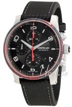 Montblanc Timewalker Sort/Læder Ø42 mm Montblanc Timewalker Sort/Læder Ø42 mm