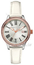 Nautica Dress Sølvfarvet/Læder Ø36 mm Nautica Dress Sølvfarvet/Læder Ø36 mm
