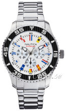 Nautica NST Hvid/Stål Ø44 mm Nautica NST Hvid/Stål Ø44 mm