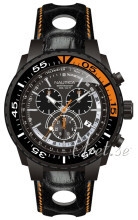 Nautica NST Sort/Læder Ø45 mm Nautica NST Sort/Læder Ø45 mm