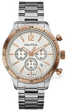 Nautica BFD 104 Hvid/Stål Ø44 mm Nautica BFD 104 Hvid/Stål Ø44 mm