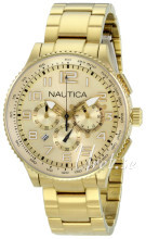 Nautica OCN 38 Guldfarvet/Gul guldtonet stål Ø39 mm Nautica OCN 38 Guldfarvet/Gul guldtonet stål Ø39 mm