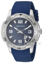 Nautica Analog Blå/Gummi Ø46 mm Nautica Analog Blå/Gummi Ø46 mm