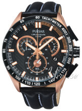 Pulsar Sort/Læder Ø44 mm Pulsar Sort/Læder Ø44 mm