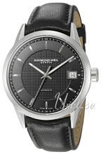 Raymond Weil Freelancer Sort/Læder Ø42.5 mm Raymond Weil Freelancer Sort/Læder Ø42.5 mm