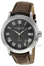 Raymond Weil Maestro Grå/Læder Ø39.5 mm Raymond Weil Maestro Grå/Læder Ø39.5 mm