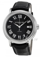 Raymond Weil Maestro Sort/Læder Ø41.5 mm Raymond Weil Maestro Sort/Læder Ø41.5 mm