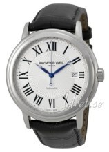 Raymond Weil Maestro Sølvfarvet/Læder Ø41.5 mm Raymond Weil Maestro Sølvfarvet/Læder Ø41.5 mm