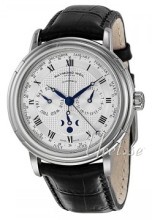 Raymond Weil Maestro Sølvfarvet/Læder Ø41.5 mm Raymond Weil Maestro Sølvfarvet/Læder Ø41.5 mm