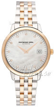 Raymond Weil Toccata Hvid/Rosaguldtonet stål Ø34 mm Raymond Weil Toccata Hvid/Rosaguldtonet stål Ø34 mm