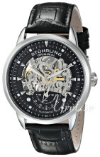 Stührling Original Sort/Læder Ø44 mm Stührling Original Sort/Læder Ø44 mm