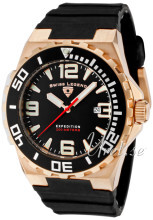 Swiss Legend Expedition Sort/Gummi Ø46 mm Swiss Legend Expedition Sort/Gummi Ø46 mm