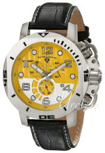 Swiss Legend Gul/Læder Ø48 mm Swiss Legend Gul/Læder Ø48 mm