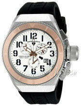 Swiss Legend Hvid/Gummi Ø46 mm Swiss Legend Hvid/Gummi Ø46 mm