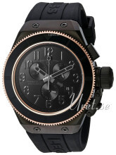 Swiss Legend Sort/Gummi Ø46 mm Swiss Legend Sort/Gummi Ø46 mm