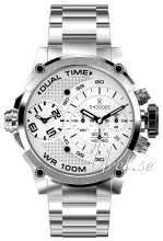 Timecode Hvid/Stål Ø46 mm Timecode Hvid/Stål Ø46 mm
