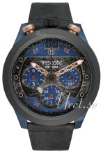 Timecode Moon 1969 Blå/Læder Ø46 mm Timecode Moon 1969 Blå/Læder Ø46 mm