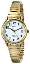 Timex Easy Reader Hvid/Gul guldtonet stål Ø27 mm Timex Easy Reader Hvid/Gul guldtonet stål Ø27 mm