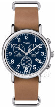 Timex Weekender Blå/Læder Ø40 mm Timex Weekender Blå/Læder Ø40 mm