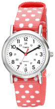 Timex Weekender Hvid/Tekstil Ø31 mm Timex Weekender Hvid/Tekstil Ø31 mm