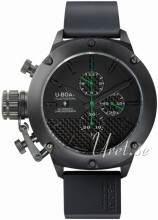 U-Boat Classico Sort/Gummi Ø53 mm U-Boat Classico Sort/Gummi Ø53 mm
