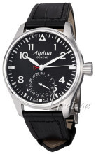 Alpina AL-710B4S6 Startimer Sort/Læder Ø44 mm