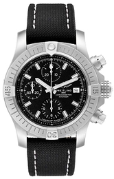Breitling Avenger Chronograph 43 Sort/Læder Ø43 mm A13385101B1X1