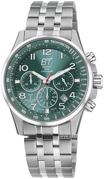 ETT Eco Tech Time Radio-Controlled Grøn/Stål Ø43 mm EGS-11611-82MS