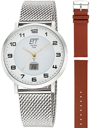 ETT Eco Tech Time Atacama Hvid/Stål Ø40 mm EGS-11620-12MS