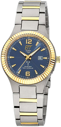 ETT Eco Tech Time Gobi Blå/Gul guldtonet stål Ø32 mm ELT-11671-32M
