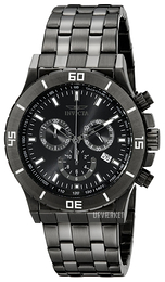 Invicta II Sort/Stål Ø45 mm 0393