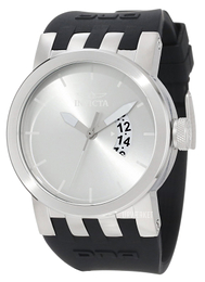 Invicta DNA Sølvfarvet/Gummi Ø46 mm 10407